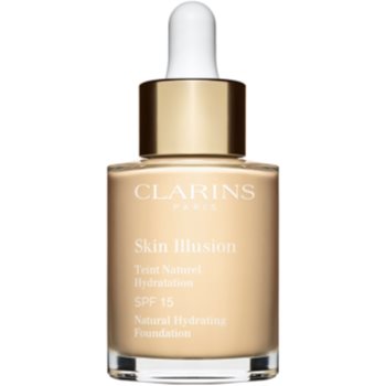 Clarins Skin Illusion Natural Hydrating Foundation makeup radiant cu hidratare SPF 15