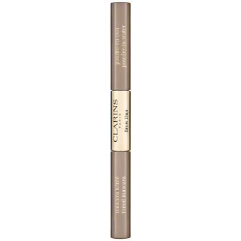 Clarins Brow Duo set pentru aranjarea sprâncenelor pentru fixare și formă