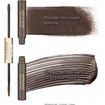 Clarins Brow Duo set pentru aranjarea sprâncenelor pentru fixare și formă