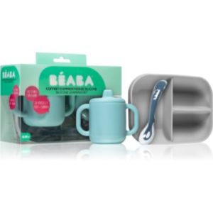 Beaba Silicone Learning Set serviciu de masă pentru copii