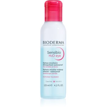 Bioderma Sensibio H2O eye apa micelara 2 in 1 pentru ochi si buze