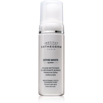Institut Esthederm Esthe White Brightening Youth Cleansing Foam spuma de curatat cu efect de albire