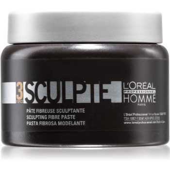 L’Oréal Professionnel Homme 3 Force Sculpte pasta pentru modelat fixare medie