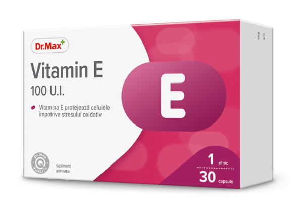 Dr.Max Vitamina E 100UI, 30 capsule