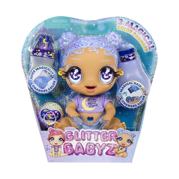 Papusa bebelus Glitter Baby Selena Stargazer, 580171EUC