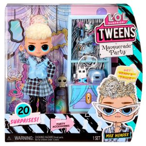 Papusa LOL Surprise Tweens, Masquerade, Max Wonder, 584131EUC
