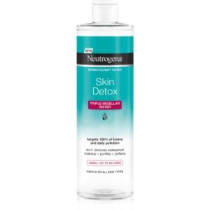 Neutrogena Skin Detox apă micelara de curățare a machiajului rezistent la apa