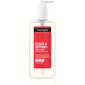 Neutrogena Clear & Defend+ gel de curățare impotriva acneei