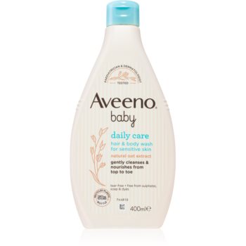 Aveeno Baby Hair&Body Wash sampon pentru copii de par si de corp