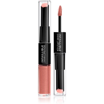 L’Oréal Paris Infallible ruj rezistent si luciu de buze. 2 in 1
