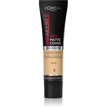 L’Oréal Paris Infallible 32H Matte Cover machiaj matifiant de lungă durată SPF 25