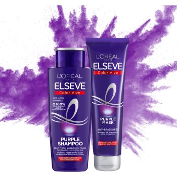 L’Oréal Paris Elseve Color-Vive Purple masca hranitoare pentru parul blond cu suvite