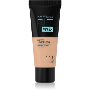 Maybelline Fit Me! Matte+Poreless machiaj mat pentru piele normală și grasă