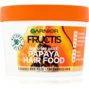 Garnier Fructis Papaya Hair Food mască regeneratoare pentru părul deteriorat