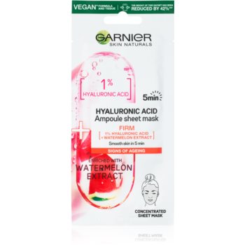 Garnier Skin Naturals Ampoule Sheet Mask Masca hidratanta cu efect revitalizant sub forma de foaie
