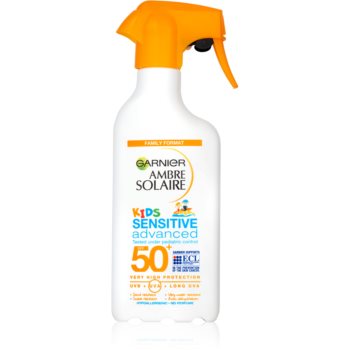 Garnier Ambre Solaire Sensitive Advanced spray protector pentru copii SPF 50+