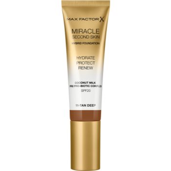Max Factor Miracle Second Skin fond de ten crema hidratant SPF 20