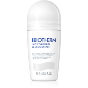 Biotherm Lait Corporel Le Déodorant antiperspirant roll-on fara parabeni