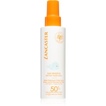 Lancaster Sun Sensitive Kids Milky Spray spray pentru protectie solara pentru copii SPF 50+