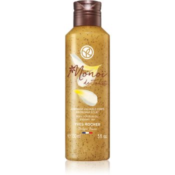 Yves Rocher Monoi de Tahiti ulei pentru exfoliere pentru a scoate in evidenta bronzul