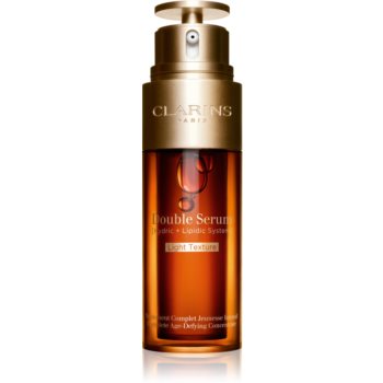 Clarins Double Serum Light Texture ser intensiv împotriva îmbătrânirii pielii