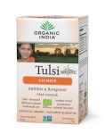 ORGANIC INDIA Ceai Tulsi (Busuioc Sfant) Ghimbir | Antistres Natural si Revigorant