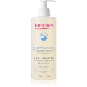 Topicrem BABY My 1st Cleansing Gel 2in1 gel de duș pentru corp și păr pentru nou-nascuti si copii