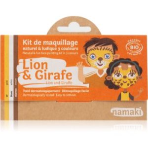 Namaki Color Face Painting Kit Lion & Giraffe set pentru copii