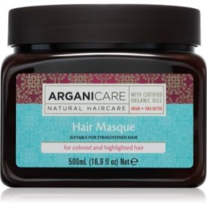 Arganicare Argan Oil & Shea Butter Hair Masque mască de hidratare profundă pentru păr vopsit