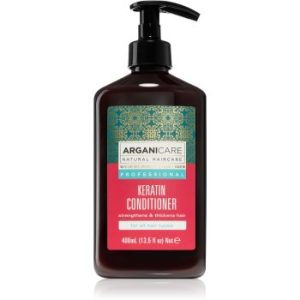Arganicare Keratin balsam pentru păr deteriorat, decolorat sau tratat chimic