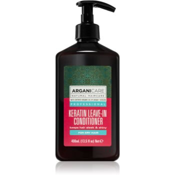Arganicare Keratin balsam (nu necesita clatire) pentru par uscat