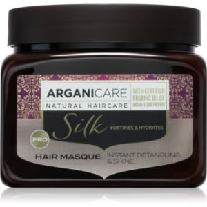Arganicare Silk Protein Fortifying Mask Masca hidratanta par cu proteine