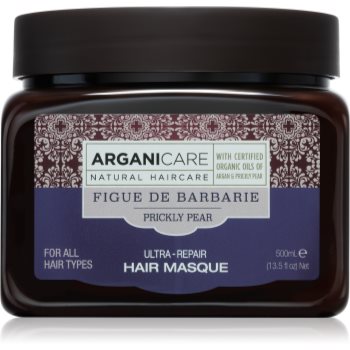 Arganicare Prickly Pear Ultra-Repair Hair Masque masca pentru păr uscat și deteriorat