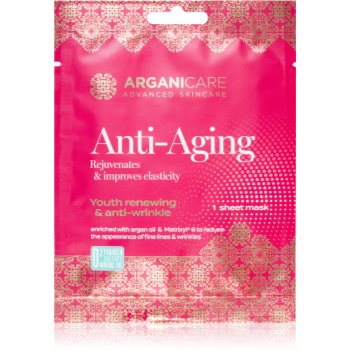 Arganicare Anti-Aging Sheet Mask masca de celule cu efect de fermitate