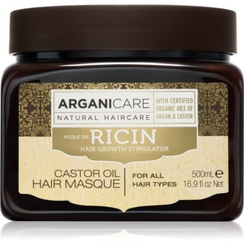 Arganicare Ricin Hair Growth Stimulator masca de întărire pentru părul slab, cu tendința de a cădea pentru toate tipurile de păr