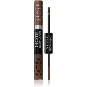 Note Cosmetique Brow Addict Tint and Shaping Gel gel pentru sprâncene