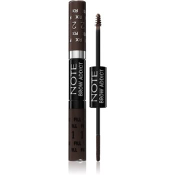 Note Cosmetique Brow Addict Tint and Shaping Gel gel pentru sprâncene