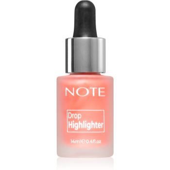 Note Cosmetique Drop Highlighter iluminator lichid cu picurător