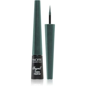Note Cosmetique Elegant Matte Dipliner tuș lichid pentru ochi, cu efect mat