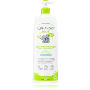 Alphanova Baby Bio 2 in 1 gel de dus si sampon pentru nou-nascuti si copii