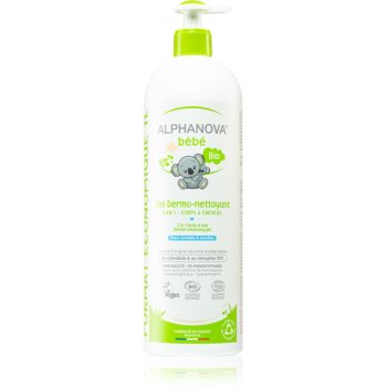 Alphanova Baby Bio 2 in 1 gel de dus si sampon pentru nou-nascuti si copii