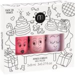 Nailmatic Kids set de lacuri de unghii Cookie, Bella, Elliot (pentru copii)