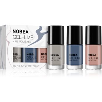 NOBEA Day-to-Day Coffee Time Set set de lacuri de unghii Fresh Frost