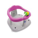 Scaun de baie antiderapant, pentru bebe, Lorelli, Panda, Pink