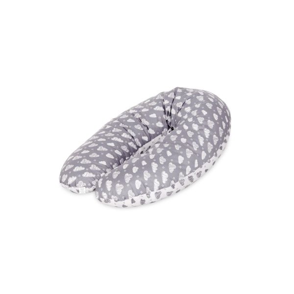 Perna multifunctionala Lorelli, Bumbac Ranforce, 190 cm, Clouds Grey