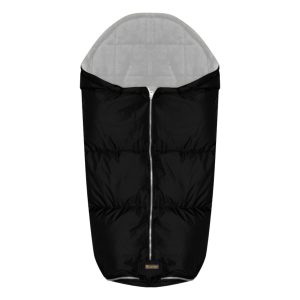 Sac termic de iarna pentru carucior, Lorelli, impermeabil, captuseala polar fleece, Black