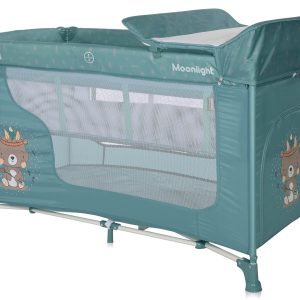 Patut pliabil Lorelli Moonlight, 2 nivele, Arctic Indian