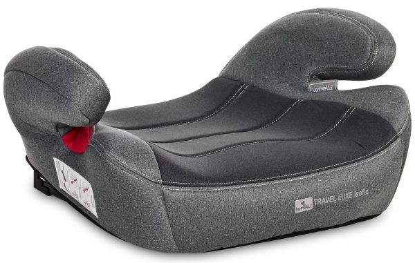 Inaltator auto cu Isofix Lorelli Travel Luxe, 15-36 Kg, Black Grey