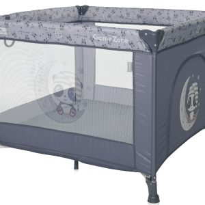 Tarc de joaca Game Zone 100 x 100 cm, Lorelli, Cool Grey Pandas