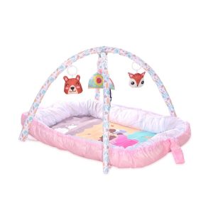 Saltea de activitati, 97 x 66 cm, Lorelli Baby Nest, Pink